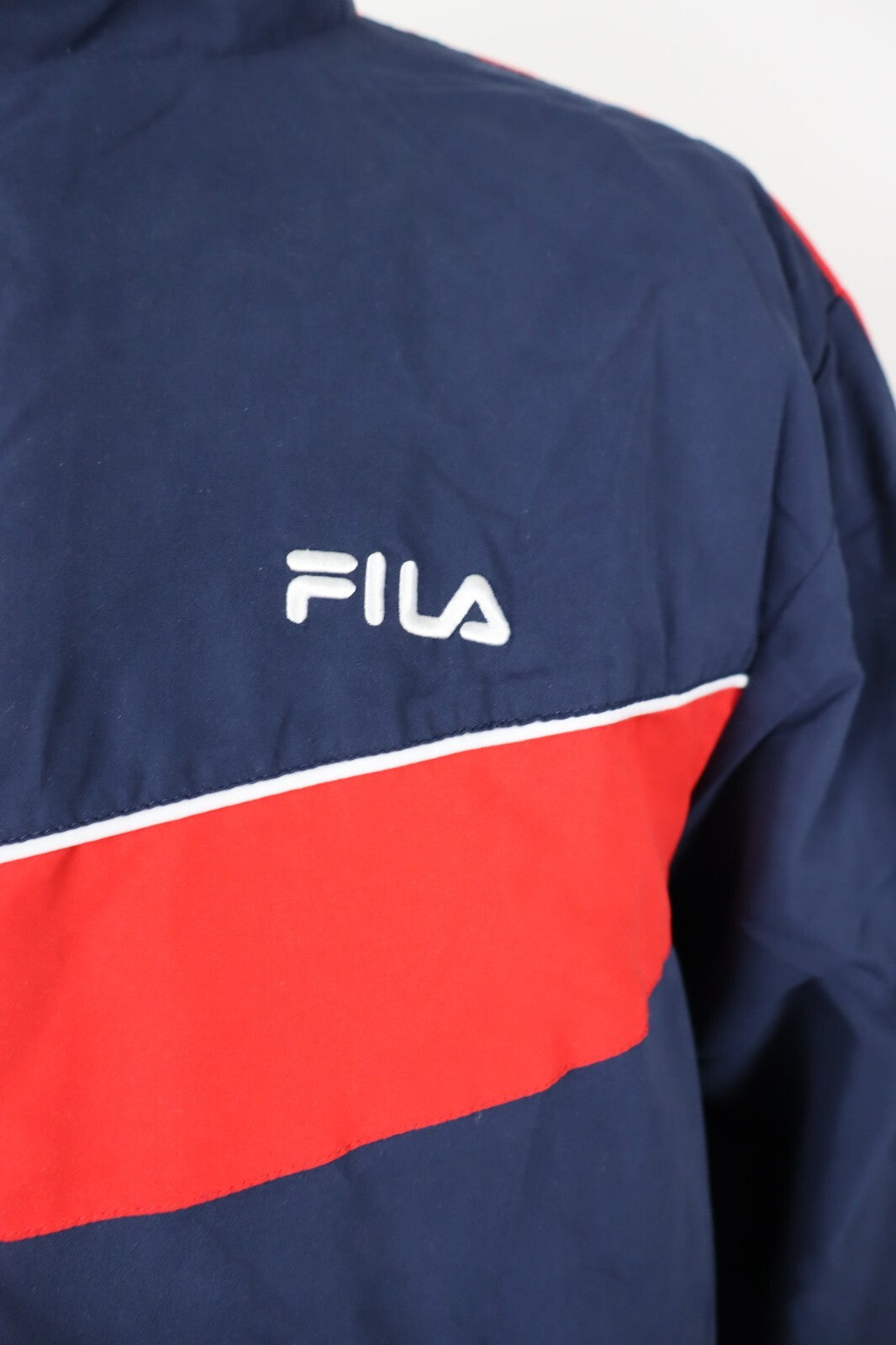 FILA GIACCA SPORT CON ZIP UOMO Tg L MAN JACKET CASUAL VINTAGE