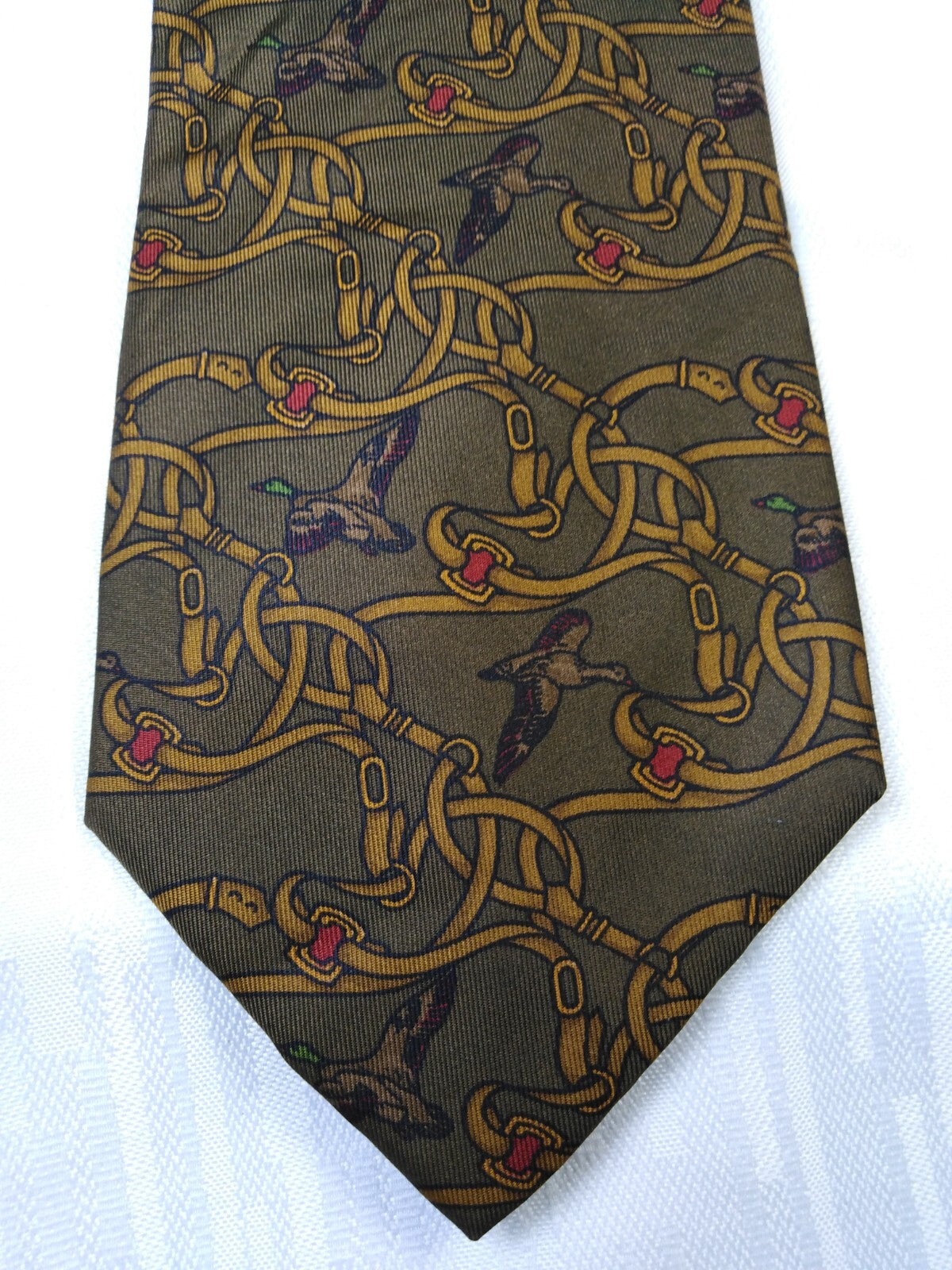 RENATO BALESTRA 100% SETA SILK TIE CRAVATTA NECKTIE ITALY VINTAGE