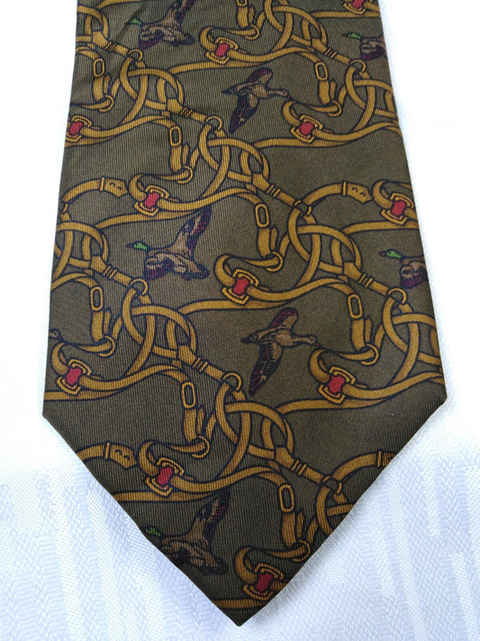 RENATO BALESTRA 100% SETA SILK TIE CRAVATTA NECKTIE ITALY VINTAGE