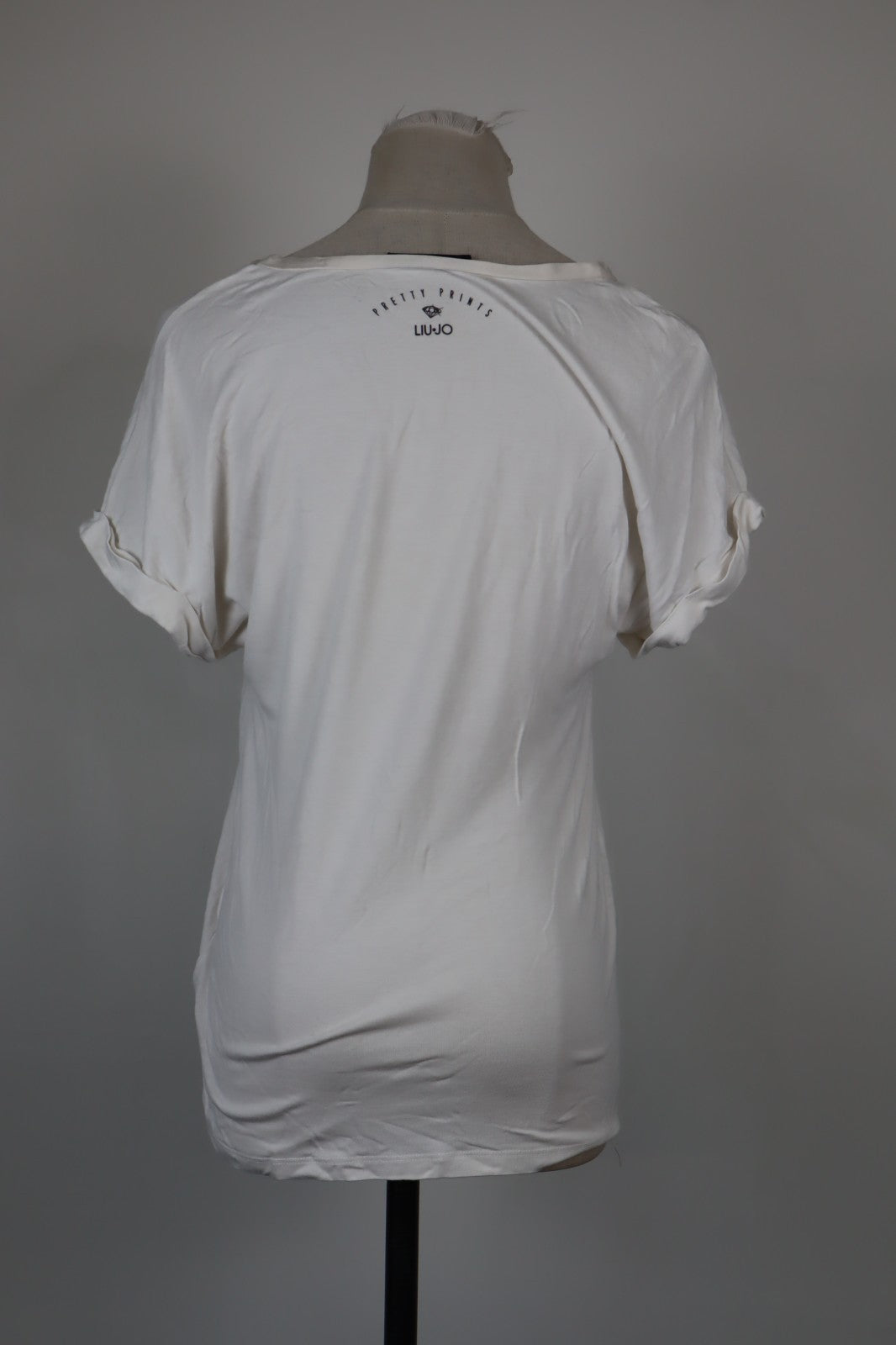 LIU JO MAGLIA TOP DONNA TG. 38 WOMAN CASUAL VINTAGE T-SHIRT TOP VISCOSA