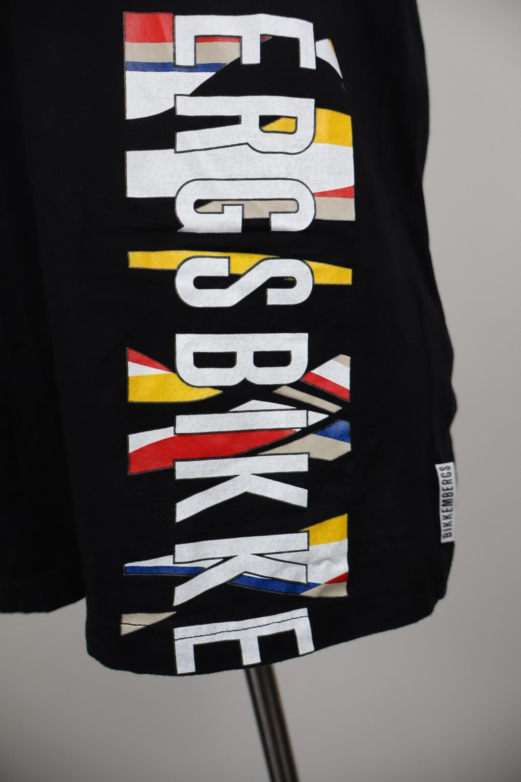 BIKKEMBERGS MAGLIA T-SHIRT UOMO TG. M MAN SHIRT CASUAL VINTAGE LOGO COTONE