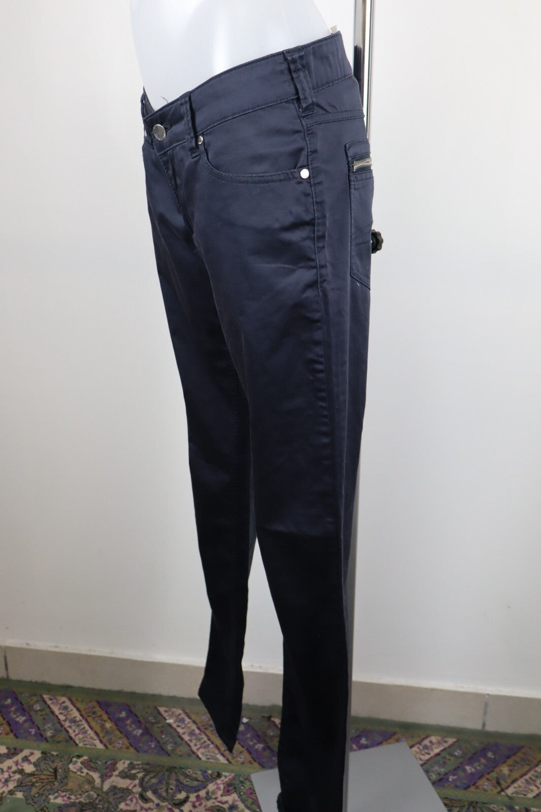 AJ ARMANI JEANS PANTALONI DONNA TG 28 WOMEN PANTS COTONE COTTON CASUAL VINTAGE