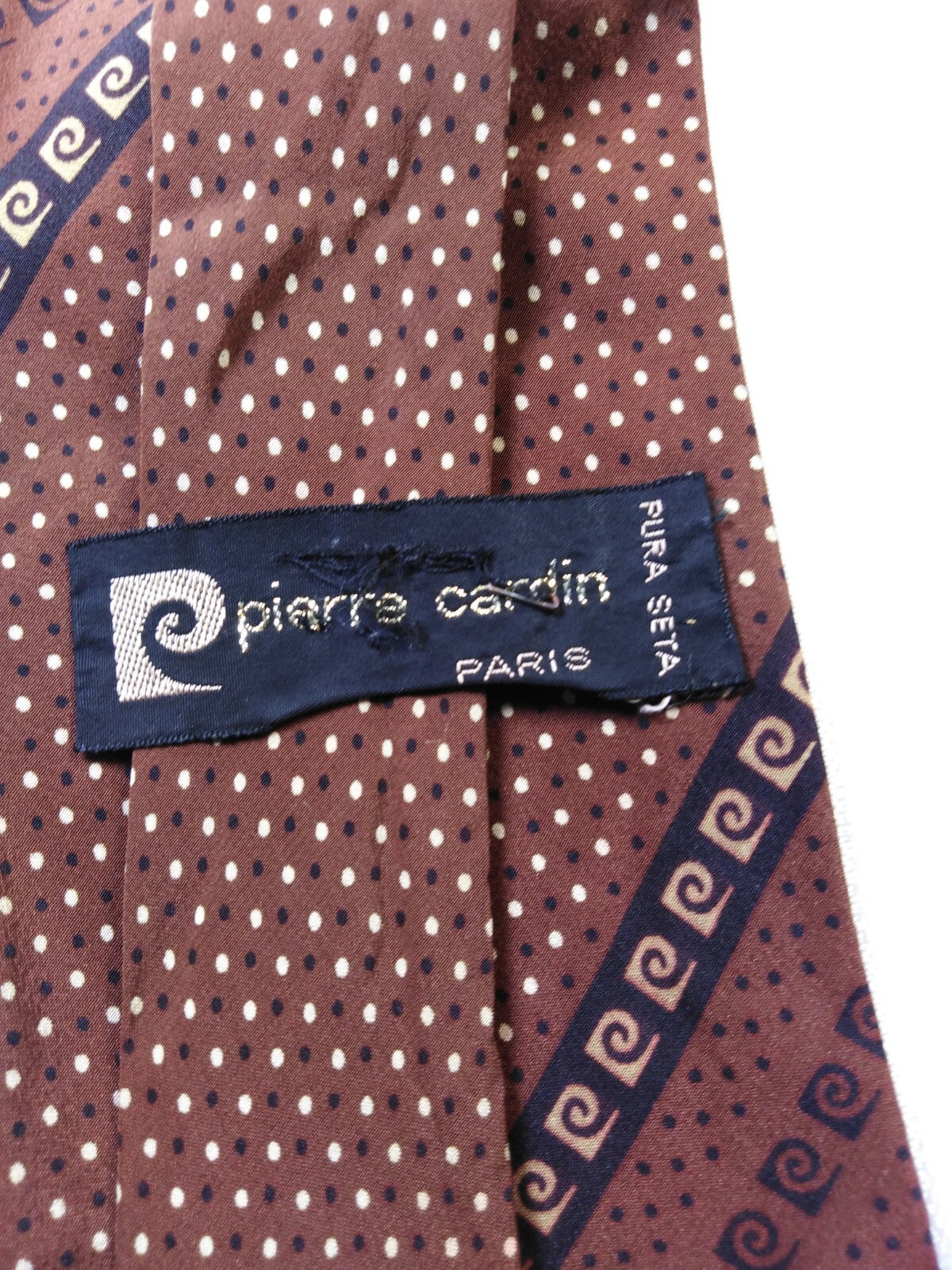 PIERRE CARDIN 100% SILK TIE SETA CRAVATTA NECKTIE MADE IN ITALY CLASSIC