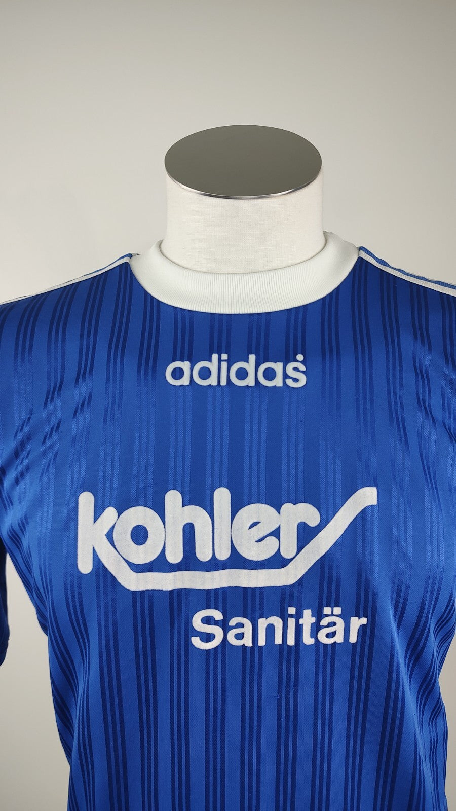 ADIDAS KOHLER N. 5 MAGLIA CALCIO UOMO Tg 16 SOCCER MAN JERSEY MADE IN UK