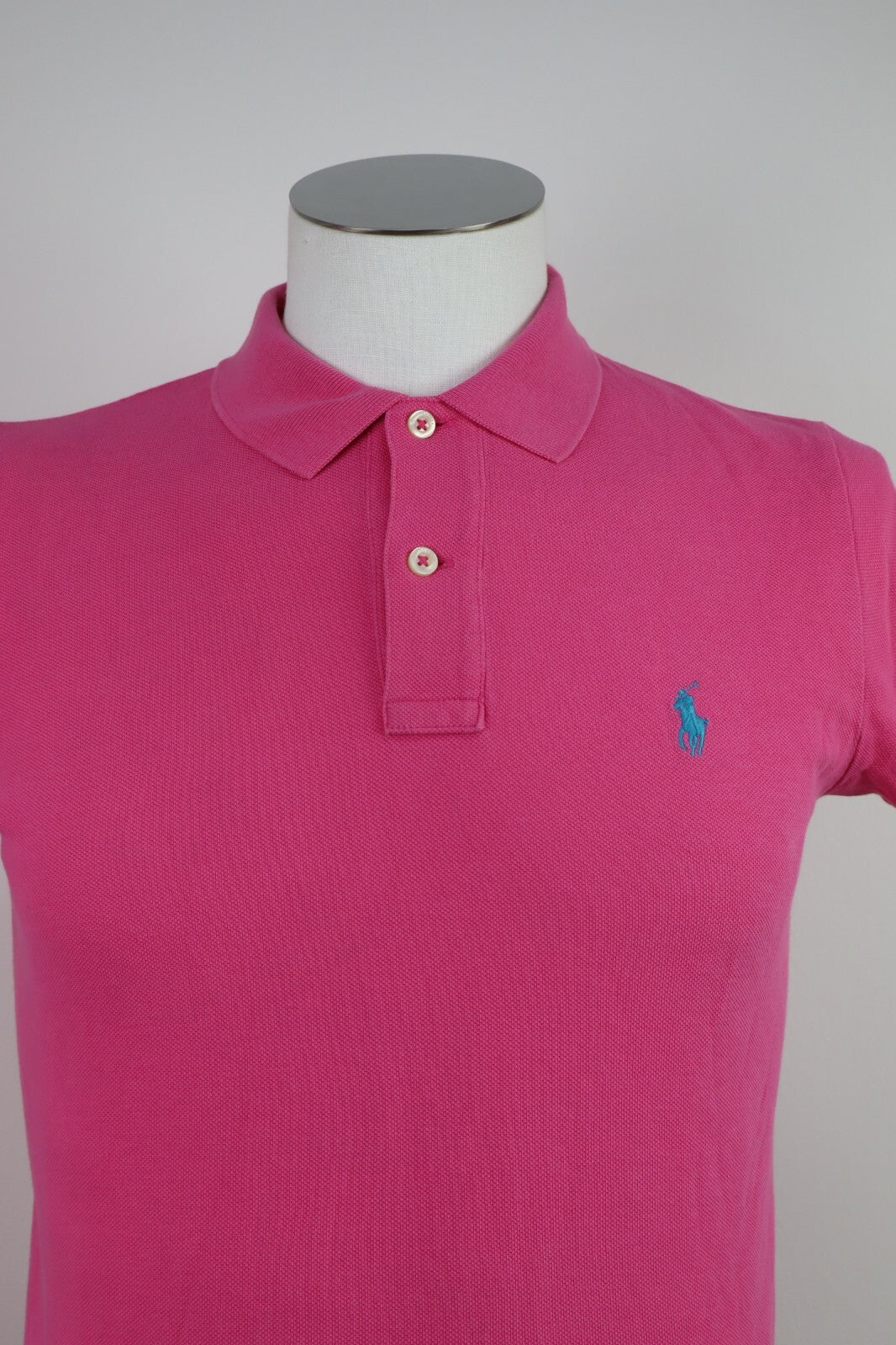 RALPH LAUREN MAGLIA POLO  UOMO TG L MAN CASUAL VINTAGE T-SHIRT COTONE COTTON