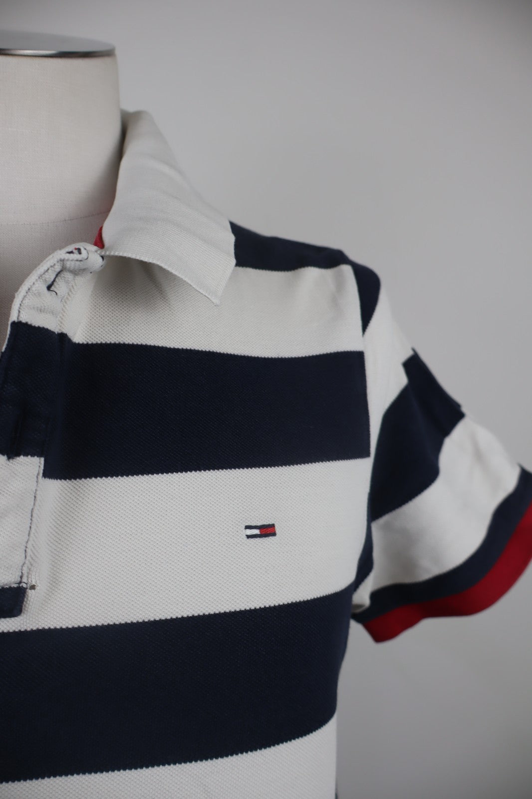 TOMMY HILFIGER DENIM POLO MAGLIA UOMO COTONE XL MAN COTTON SHIRT CASUAL VINTAGE