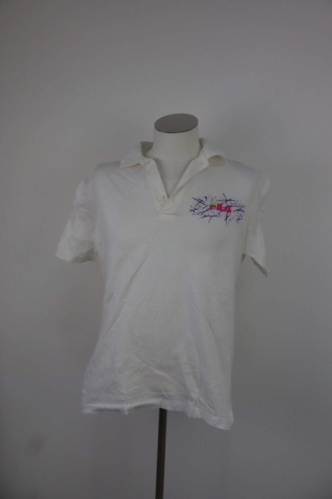 FILA TENNIS MAGLIA POLO UOMO TG. 50 MAN T-SHIRT CASUAL VINTAGE TENNIS