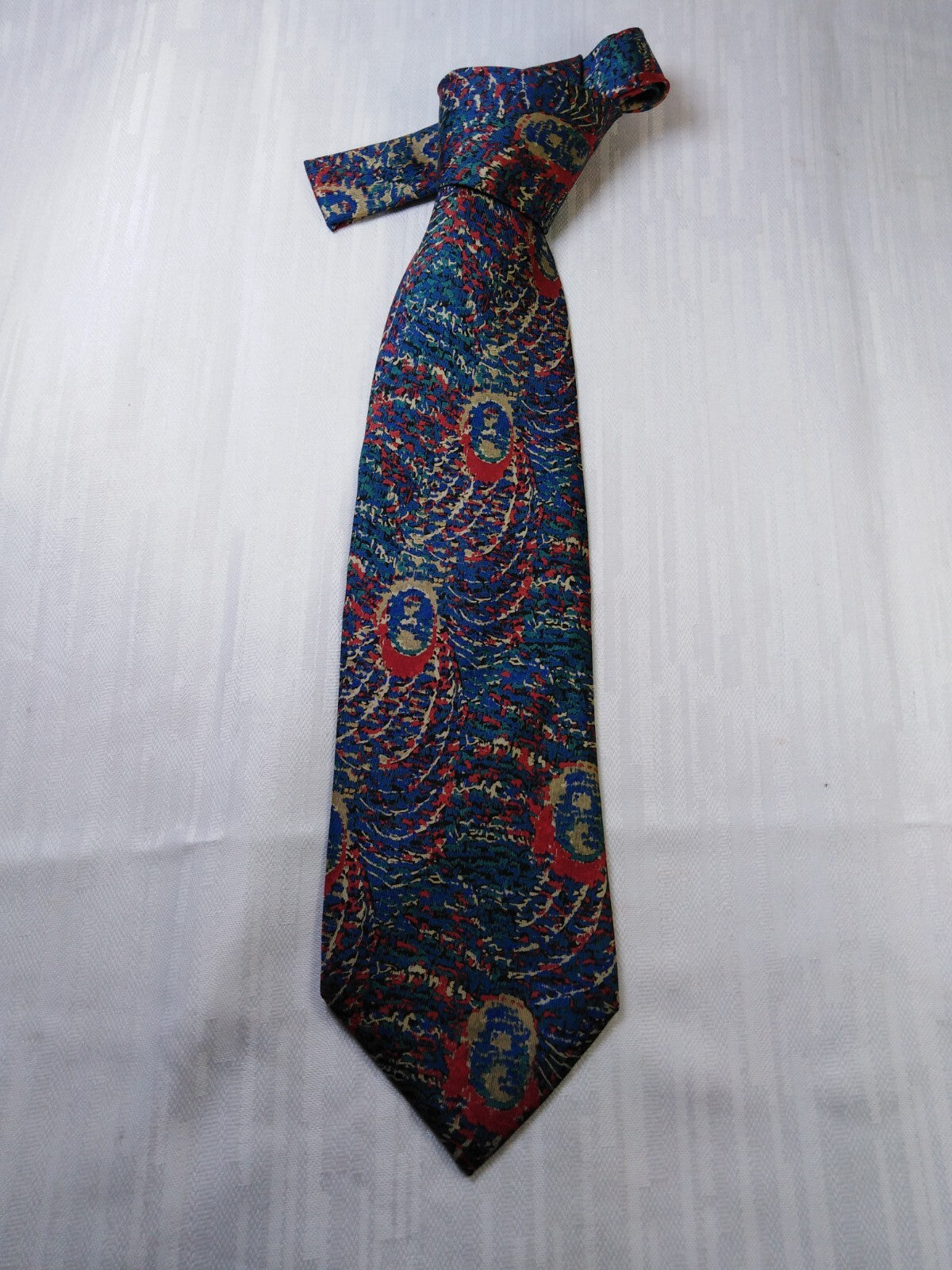 TINO COSMA 100% SETA SILK TIE CRAVATTA NECKTIE ITALY VINTAGE CLASSIC