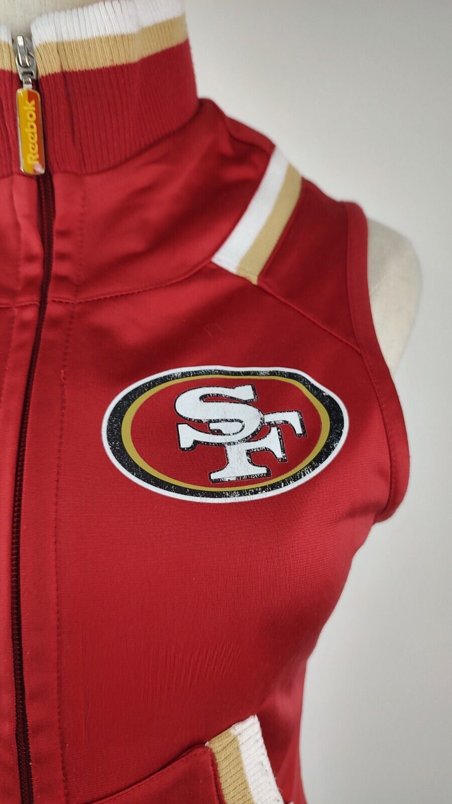 REEBOK SF NFL FELPA DONNA Tg XS WOMEN CASUAL VINTAGE SPORT SWEATSHIRT