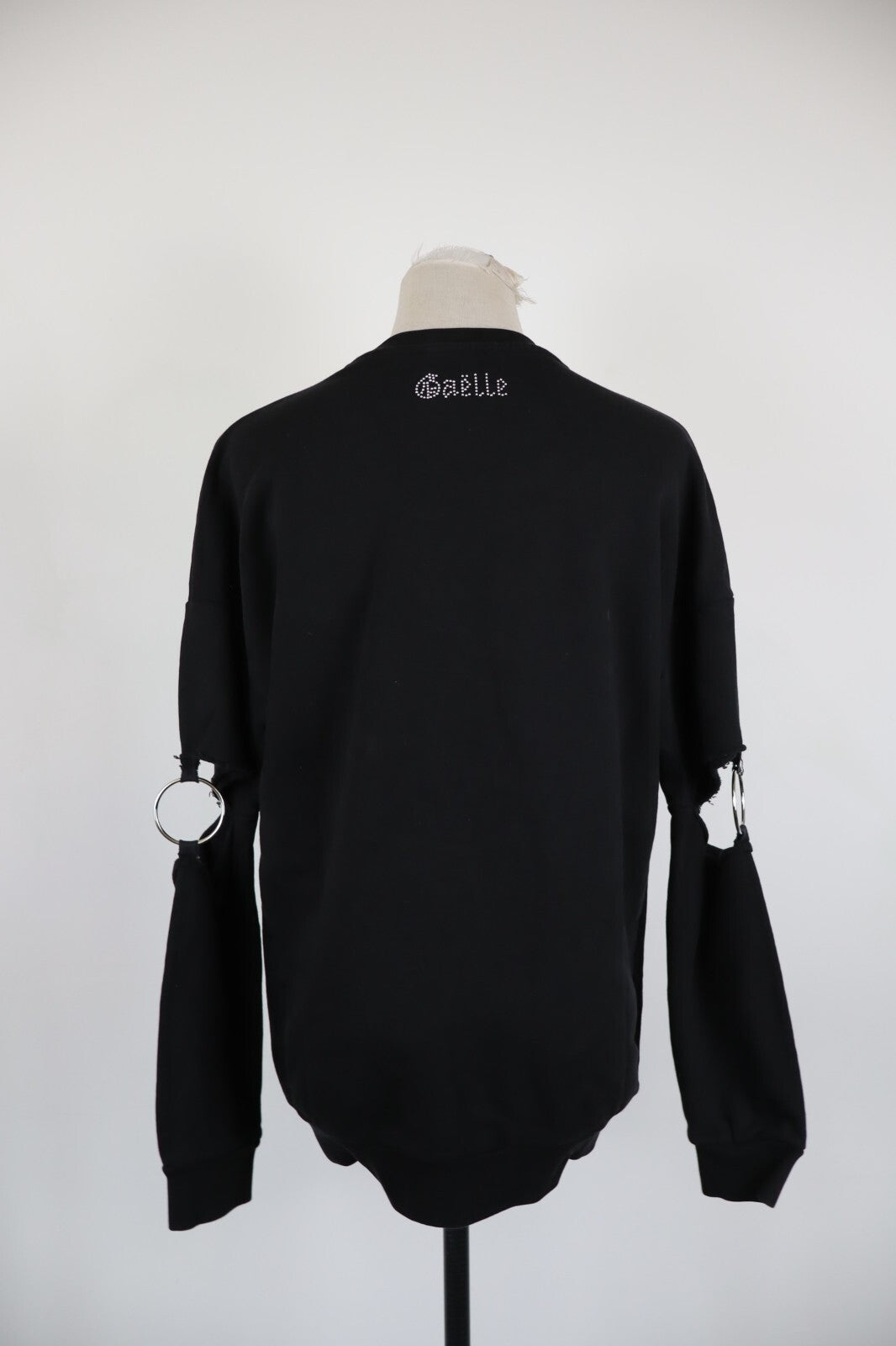 GAELLE PARIS FELPA DONNA Tg L WOMAN CASUAL VINTAGE SPORT SWEATSHIRT COTONE