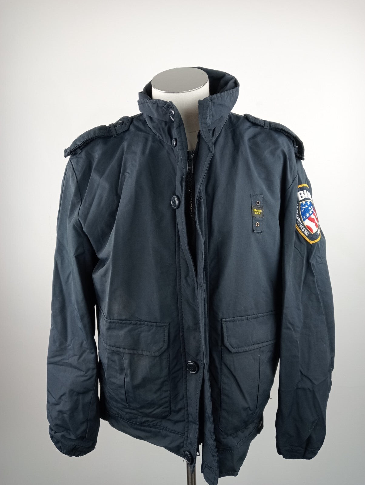 BLAUER GIUBBINO LEGGERO GIACCA UOMO Tg M MAN CASUAL VINTAGE JACKET