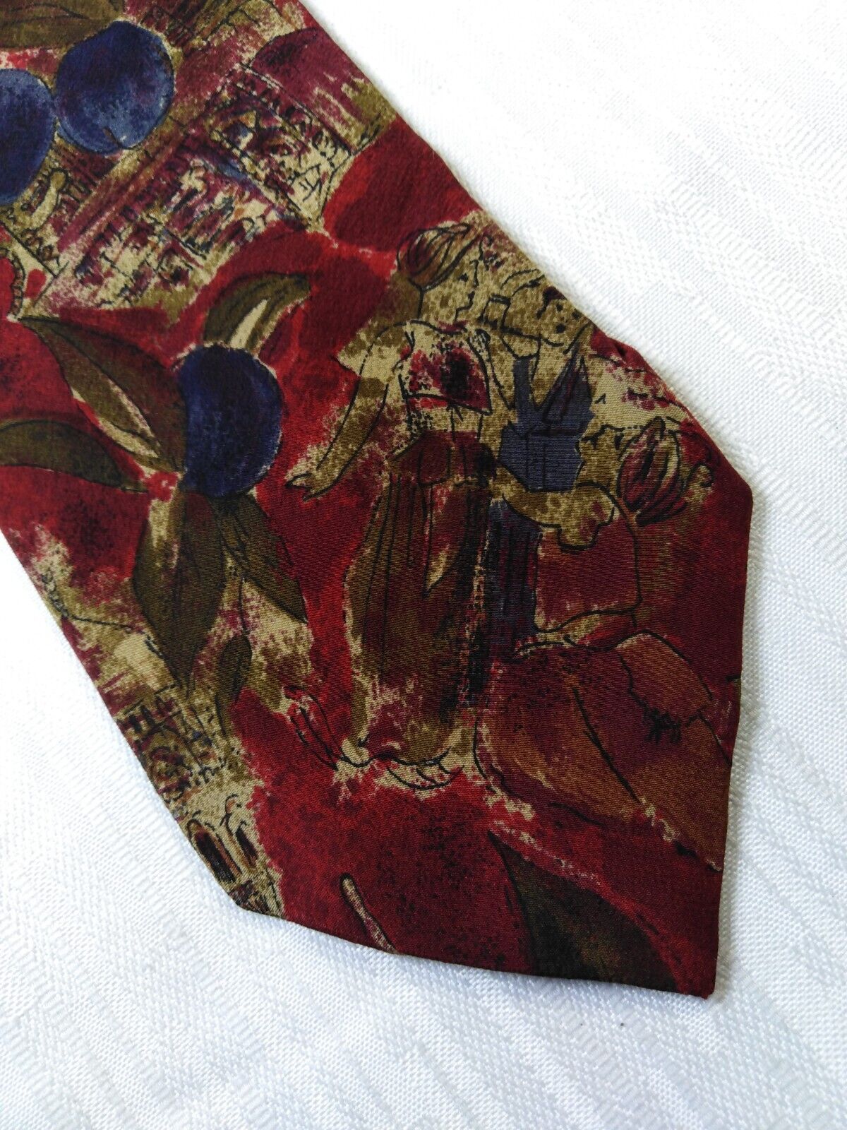 UNGARO PARIS  100% SILK TIE SETA CRAVATTA NECKTIE MADE IN ITALY CLASSIC