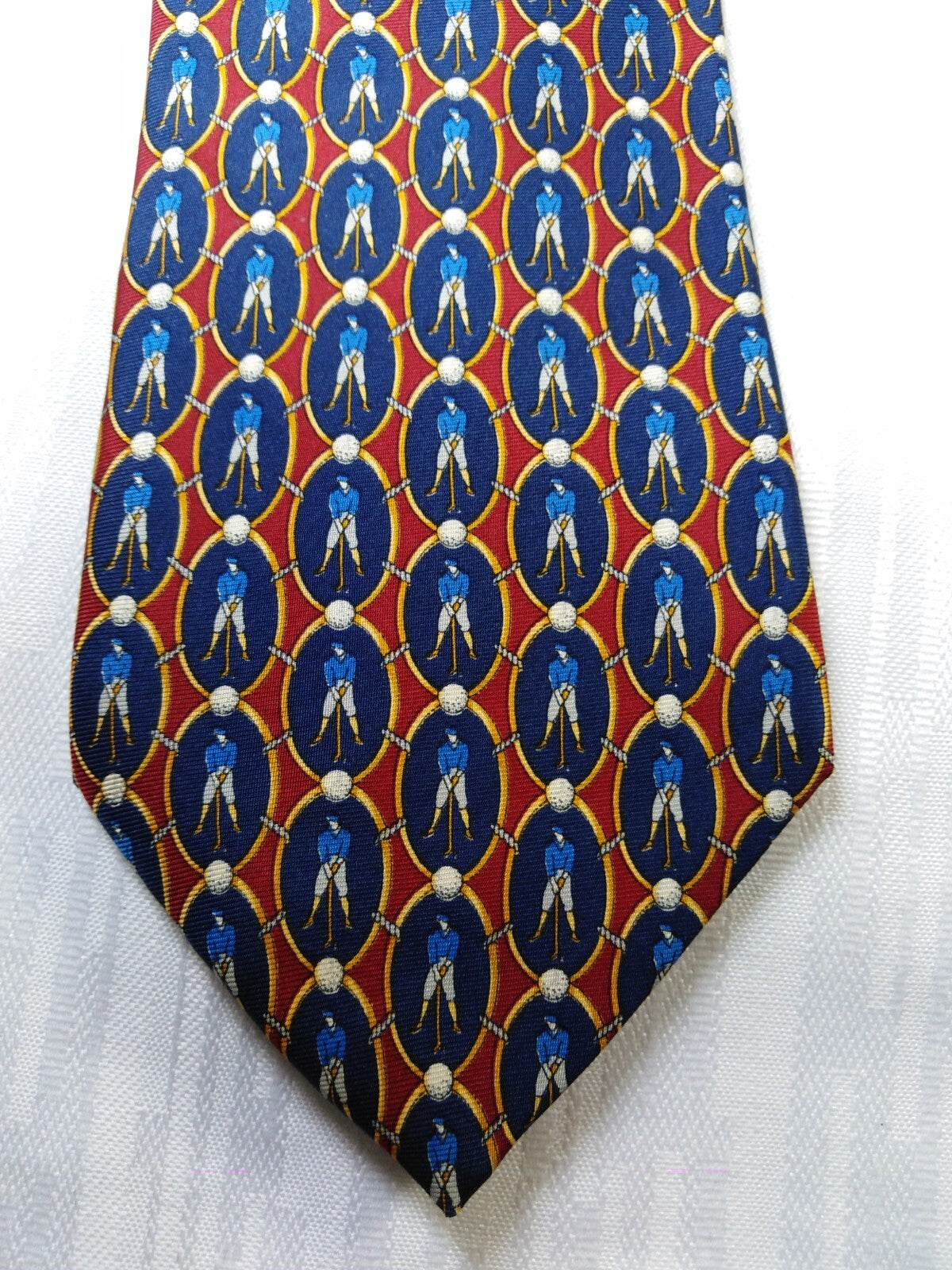 DAKS 100% SETA SILK TIE CRAVATTA NECKTIE ITALY VINTAGE