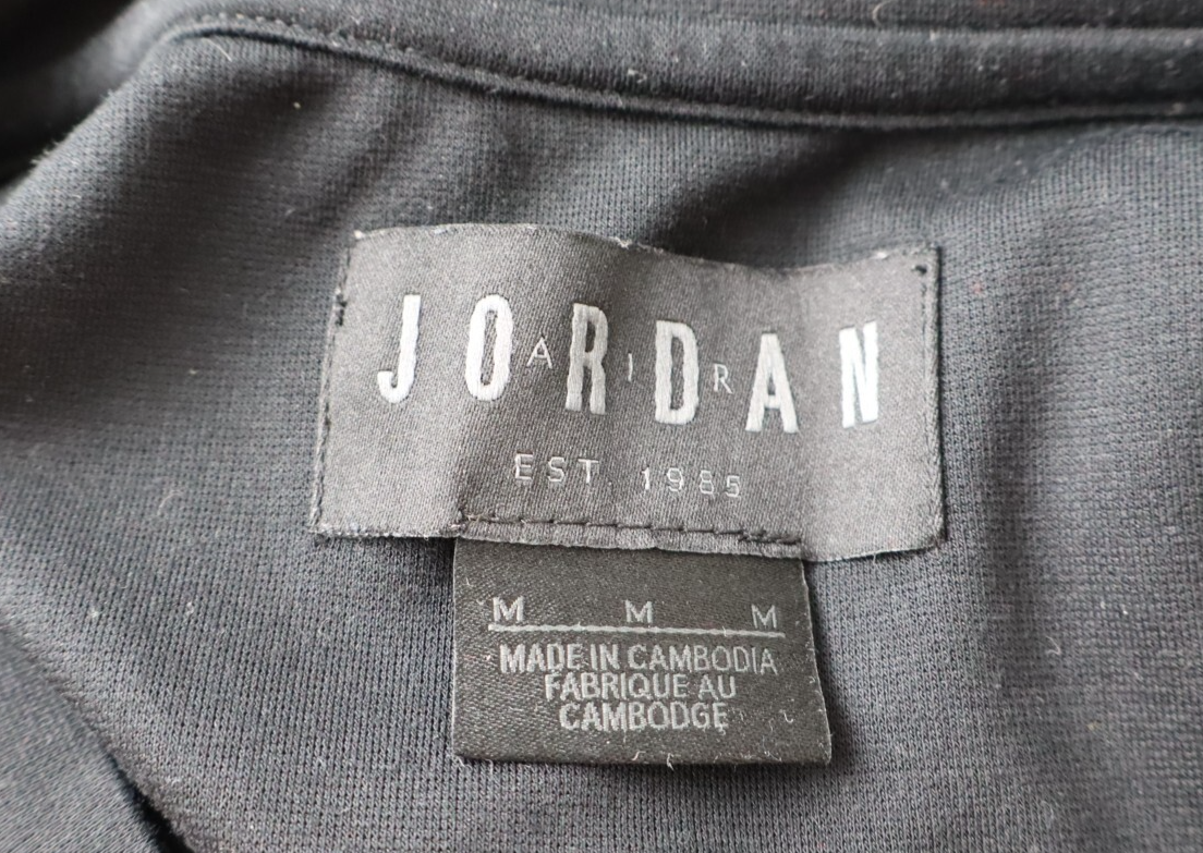 AIR JORDAN MAGLIA UOMO TG. M MAN T-SHIRT VINTAGE CASUAL COTONE COTTON LOGO