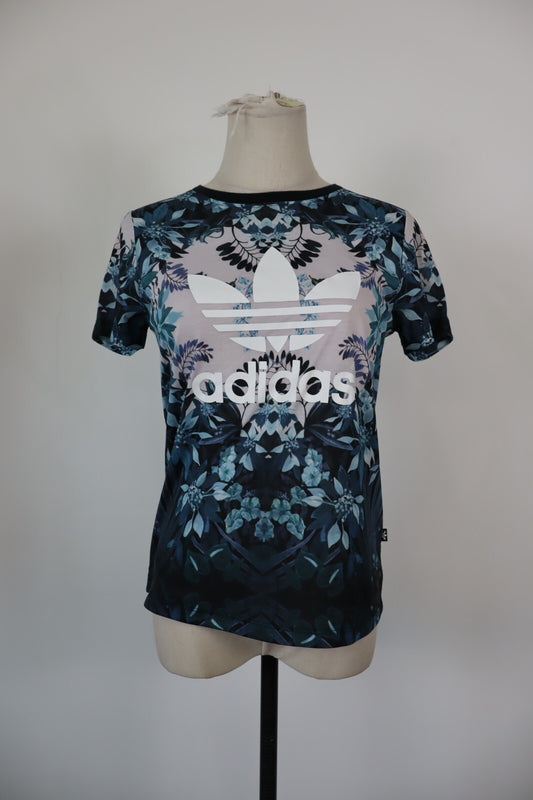 ADIDAS MAGLIA DONNA TG. 40 WOMAN CASUAL VINTAGE T-SHIRT COTONE