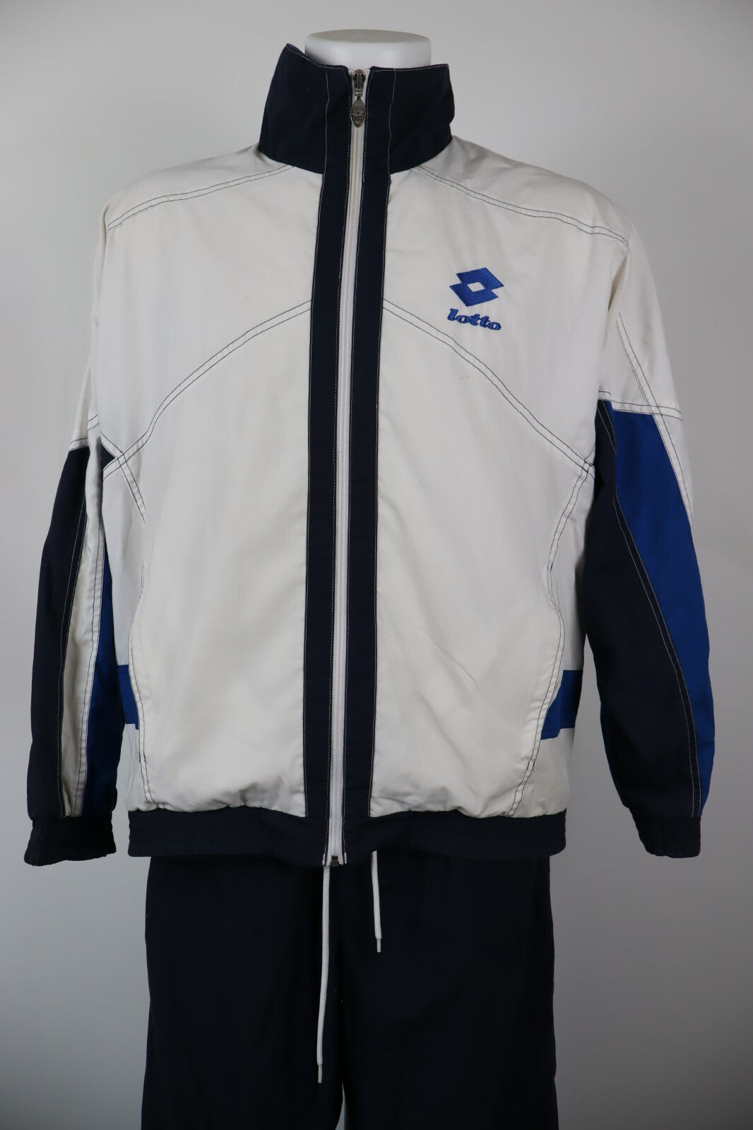 LOTTO BORIS BECKER TUTA COMPLETO TG L TRACKSUIT JACKET GIACCA PANTS UOMO SPORT