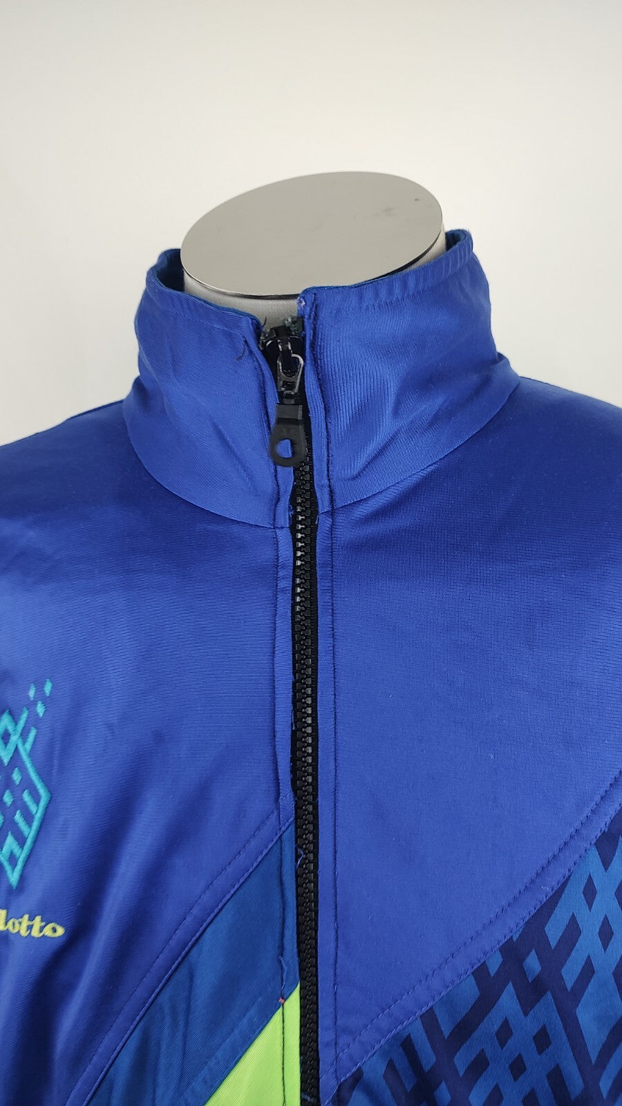 LOTTO TENNIS GIACCA SPORT UOMO Tg M MAN VINTAGE JACKET CASUAL VINTAGE