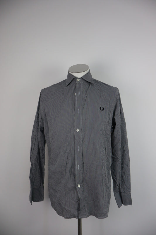 FRED PERRY CAMICIA COTONE DONNA TG. M WOMAN COTTON SHIRT CASUAL VINTAGE