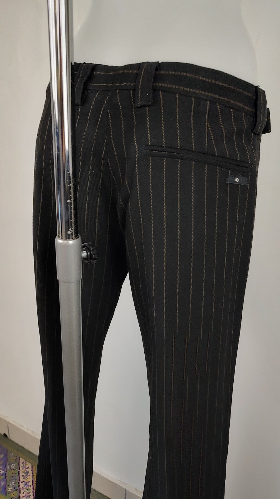 ENERGIE GOLD PANTALONE CASUAL DONNA TG. 31 WOMAN VINTAGE PANTS CINTURA