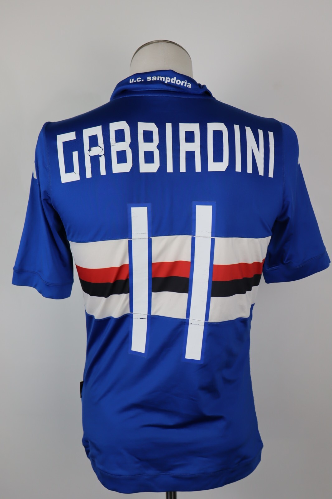 KAPPA SAMPDORIA MAGLIA CALCIO Tg S UOMO MAN T-SHIRT SOCCER SPORT GABBIADINI N 11