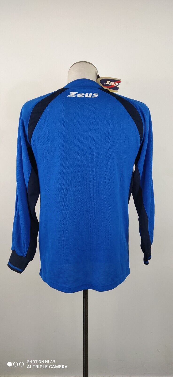 ZEUS MAGLIA CALCIO UOMO Tg S T-SHIRT SOCCER MAN VINTAGE CARTELLINO TAG