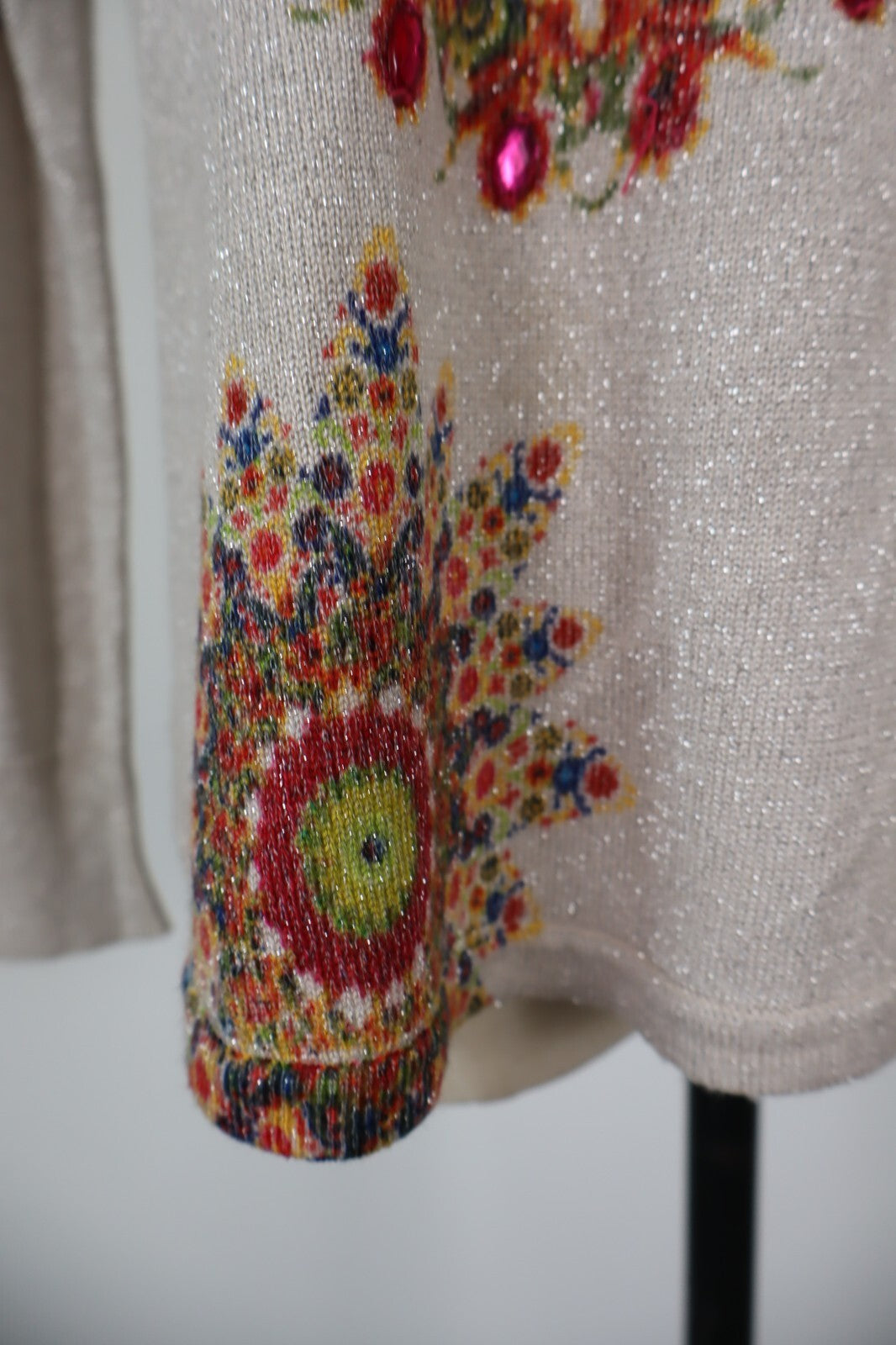 DESIGUAL MAGLIONE MAGLIA DONNA TG S WOMAN SWEATER VINTAGE CASUAL FANTASIA