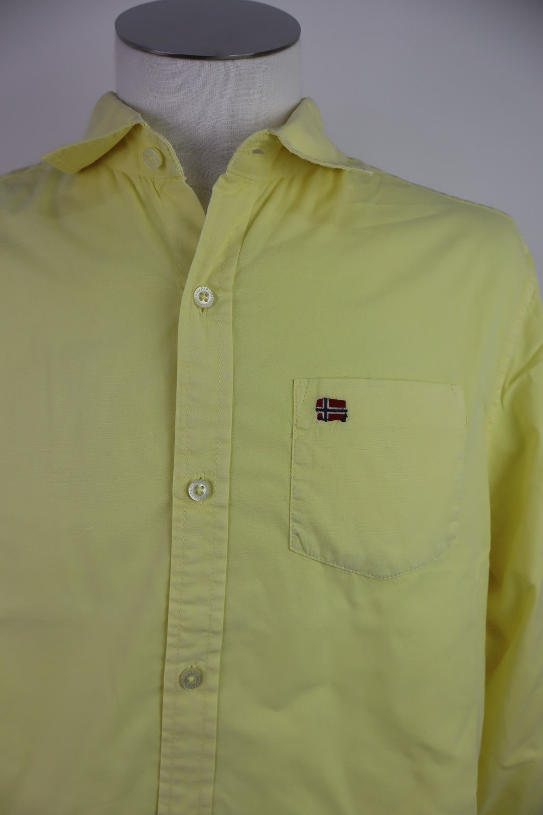 NAPAPIJRI CAMICIA SHIRT UOMO Tg L MAN VINTAGE CASUAL COTONE COTTON
