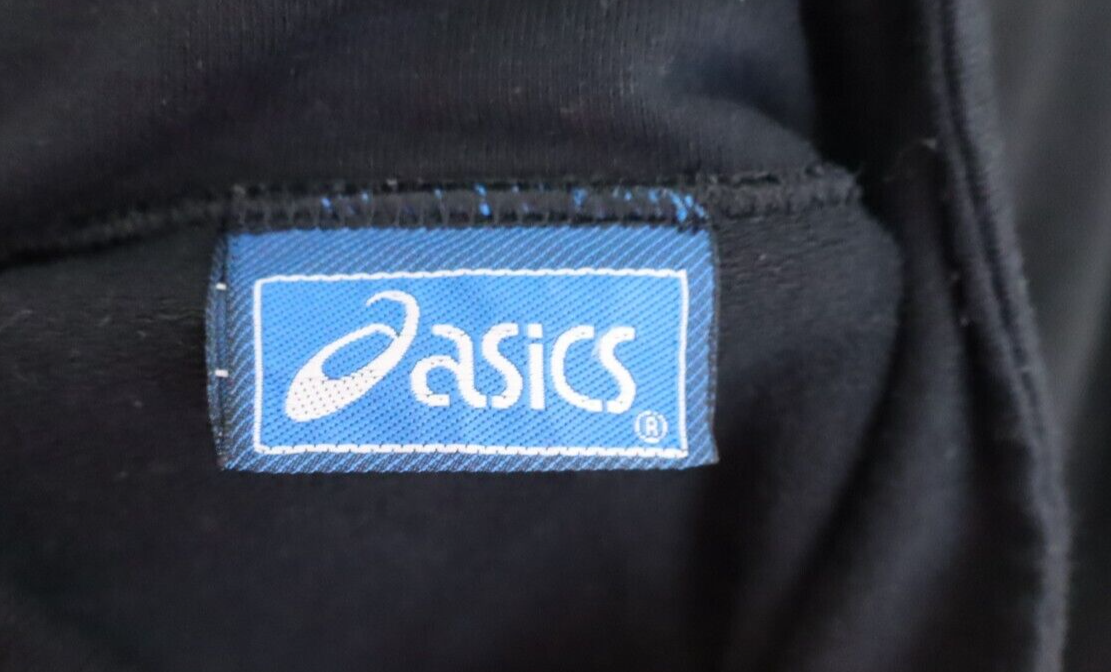 ASICS FELPA CON ZIP JACKET UOMO Tg L MAN SPORT JACKET SWEATSHIRT VINTAGE