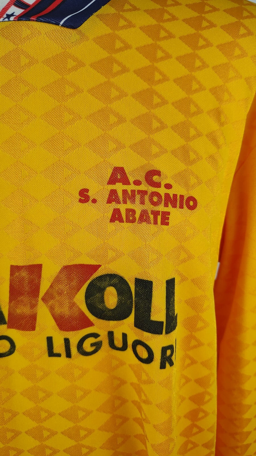 SEV AC S. ANTONIO ABATE N 5 MAGLIA CALCIO UOMO Tg XL SOCCER TRIKOT MAN JERSEY