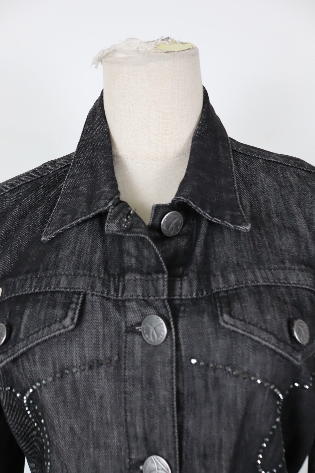 CALVIN KLEIN GIUBBINO JEANS DENIM DONNA Tg L WOMEN CASUAL VINTAGE JACKET