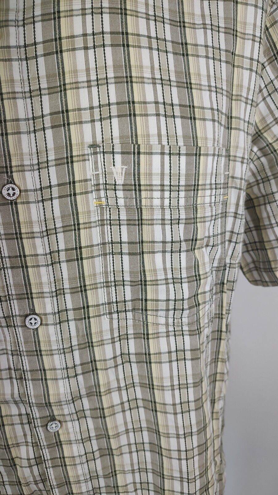 WRANGLER CAMICIA UOMO TG. XL MAN CASUAL VINTAGE SHIRT COTONE