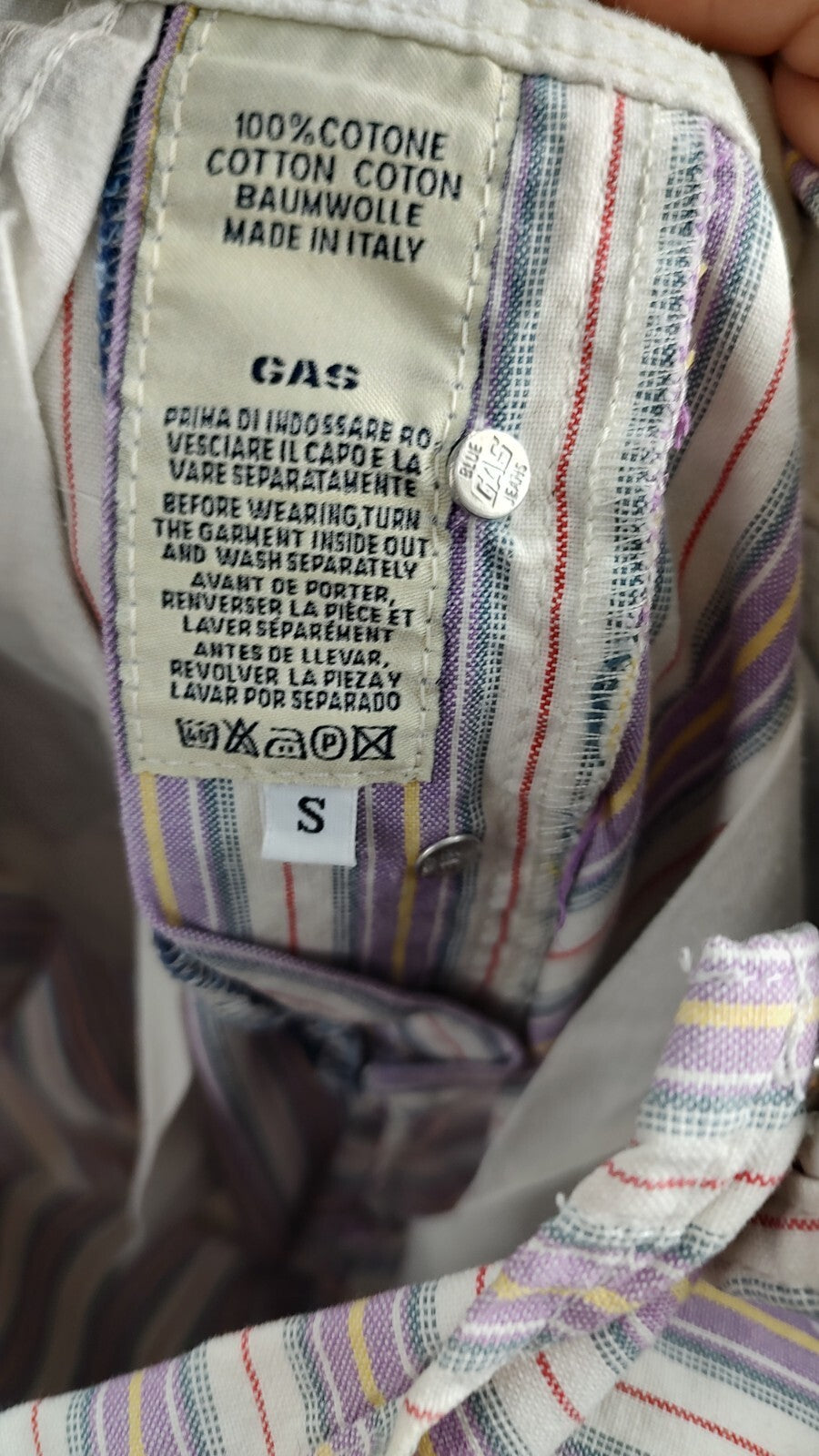 GAS COMPLETO DONNA PANTALONE Tg. S SALOPETTE ONE PIECE VINTAGE CASUAL