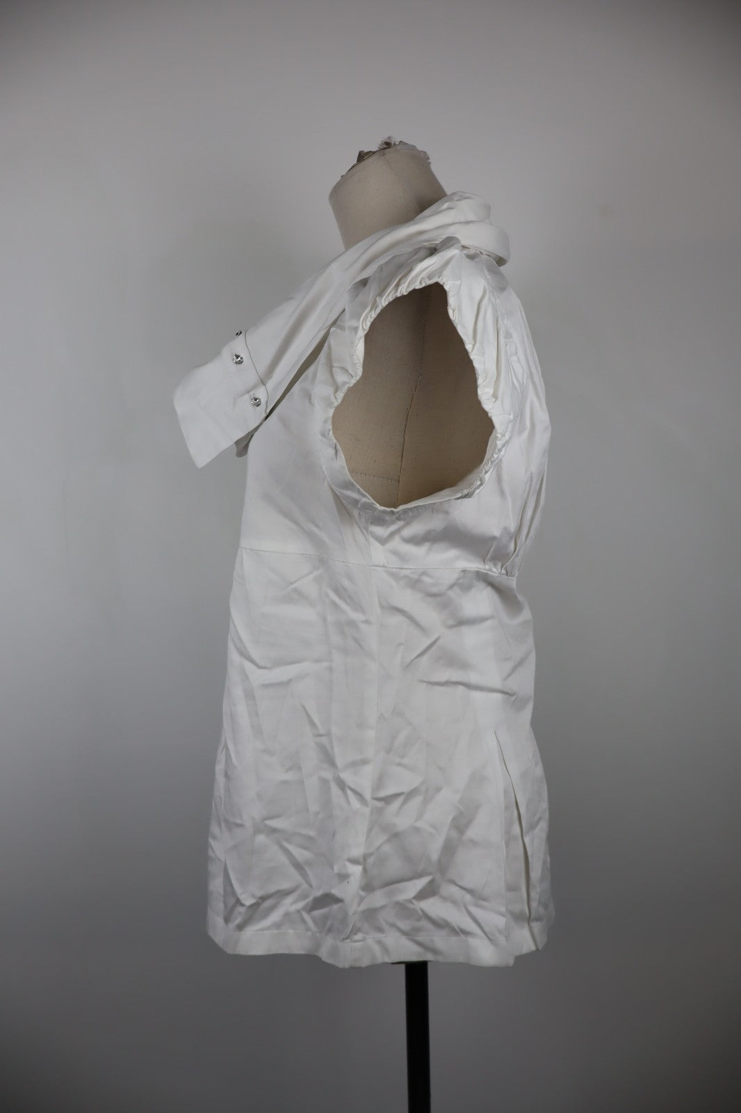 LIU JO MAGLIA DONNA TG. 42 WOMAN CASUAL VINTAGE T-SHIRT TOP COTONE BIANCO
