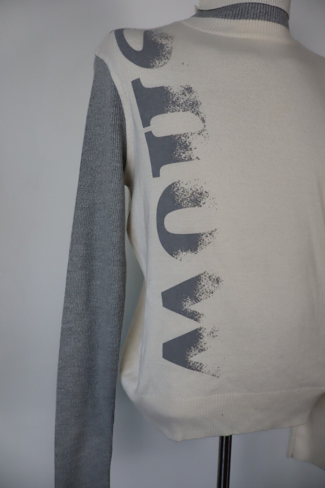 BIKKEMBERGS MAGLIONE VINTAGE UOMO Tg. XL MAN SWEATER CASUAL LANA
