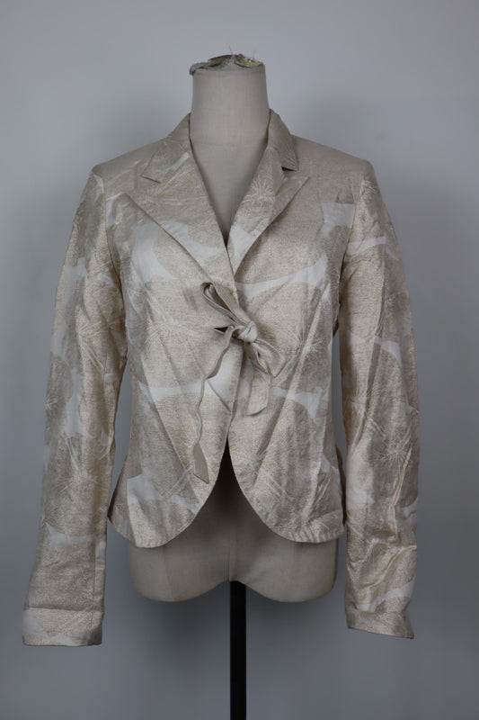MAX MARA GIACCA BLAZER DONNA Tg 42 WOMAN VINTAGE JACKET CASUAL COTONE