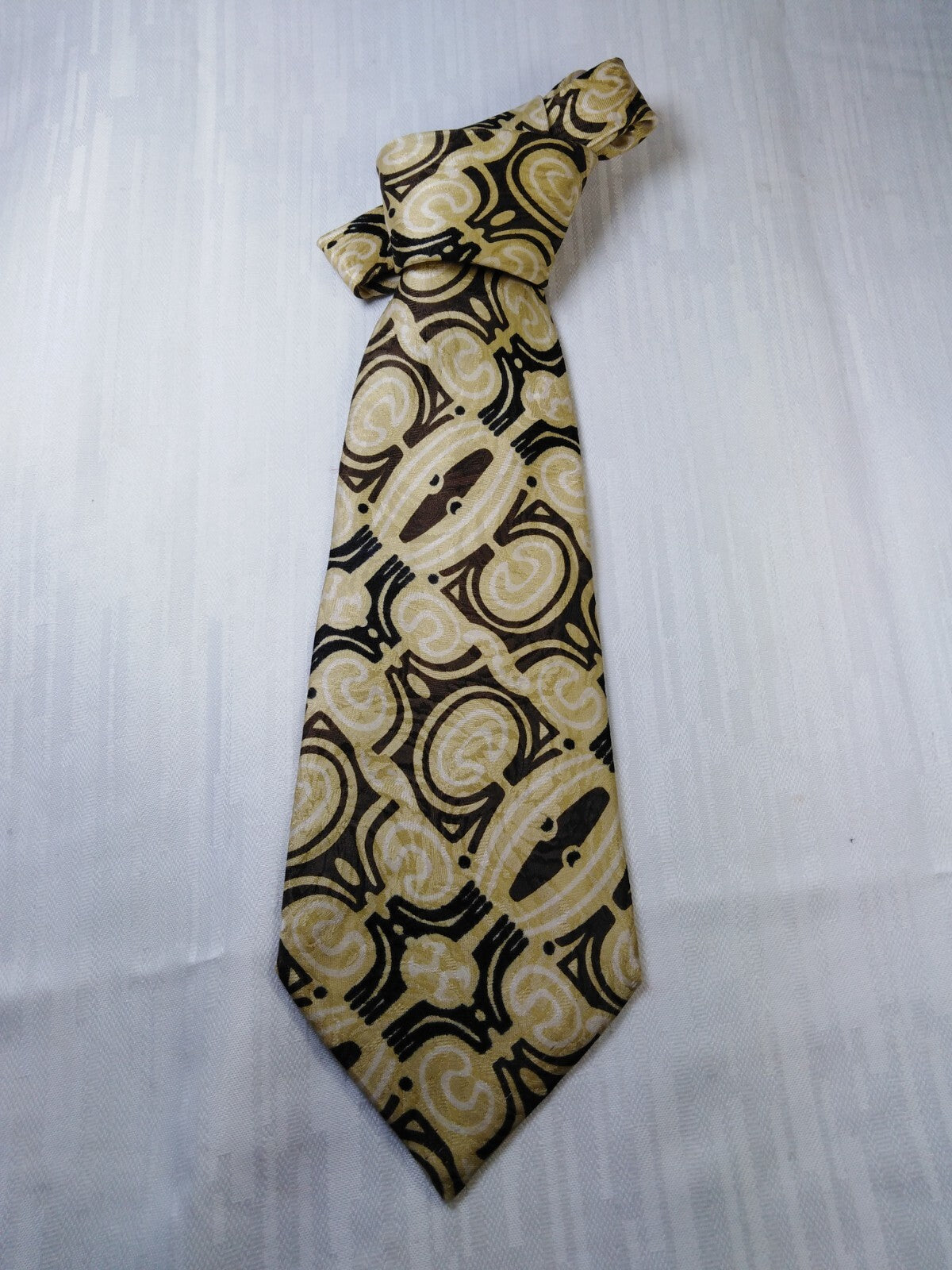 TINO COSMA 100% SETA SILK TIE CRAVATTA NECKTIE ITALY VINTAGE CLASSIC