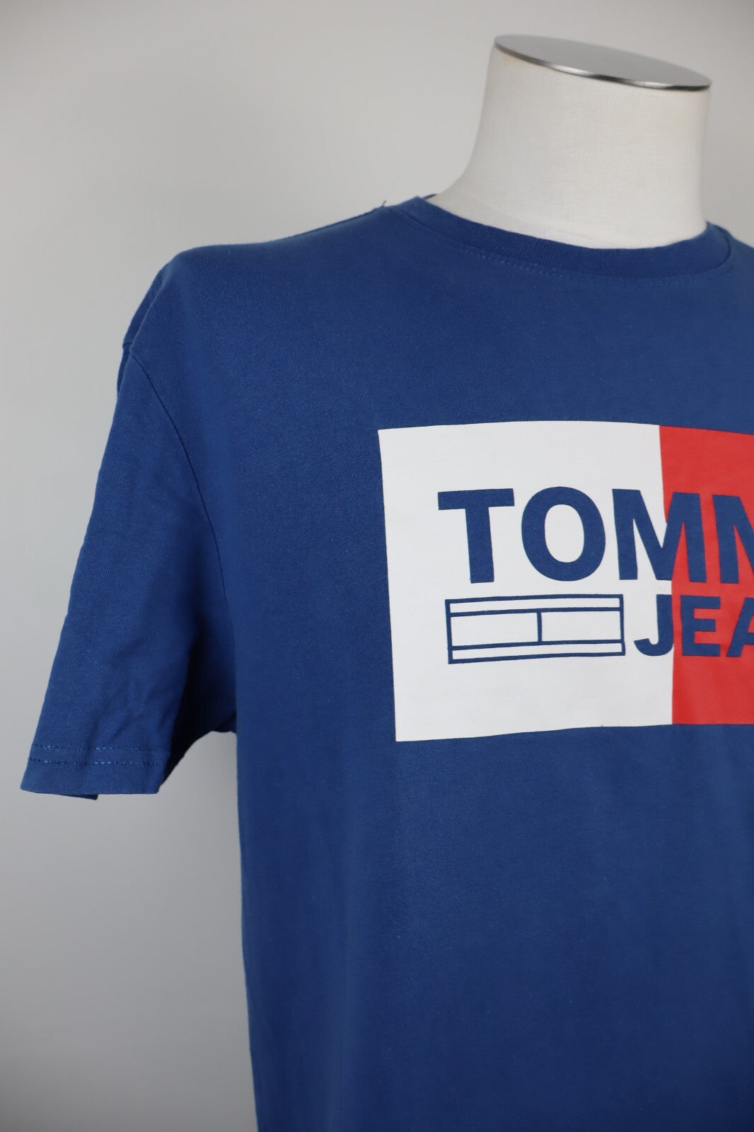 TOMMY HILFIGER JEANS MAGLIA UOMO TG. M MAN T-SHIRT VINTAGE CASUAL COTONE COTTON
