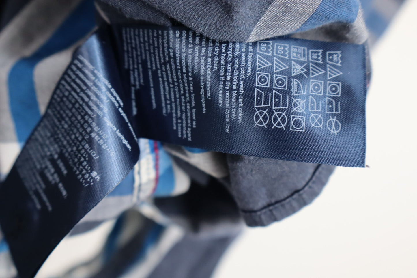 TOMMY HILFIGER CAMICIA SLIM FIT UOMO TG. L MAN CASUAL VINTAGE SHIRT COTONE