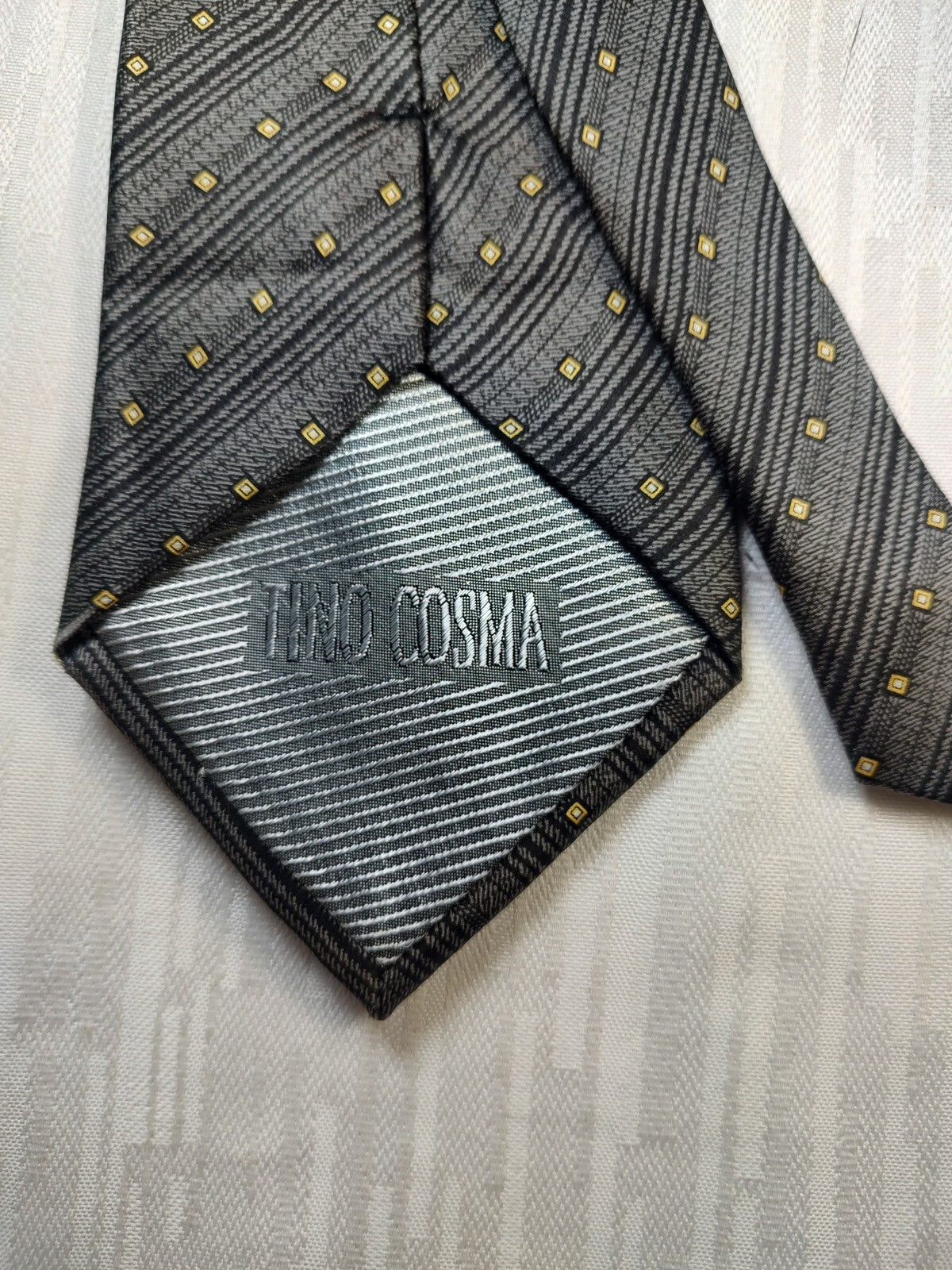 TINO COSMA 100% SILK TIE SETA CRAVATTA NECKTIE MADE IN ITALY CLASSIC