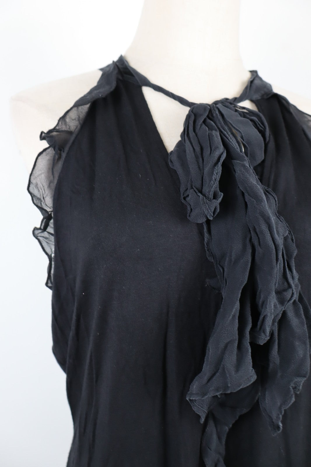 MARCIANO MAGLIA SMANICATA TOP DONNA TG L WOMAN SHIRT CASUAL VINTAGE VELATO