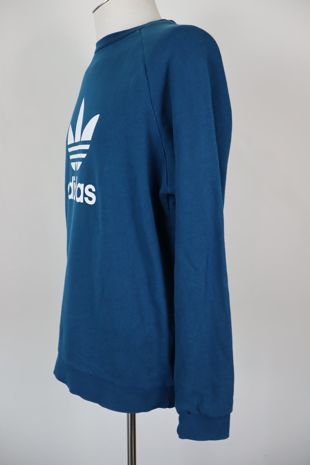 ADIDAS FELPA COTONE UOMO Tg L MAN COTTON JACKET SWEATSHIRT VINTAGE SPORT