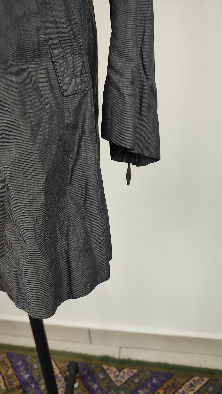 BYBLOS CAPPOTTO TRENCH DONNA Tg L WOMAN LINO COAT VINTAGE CASUAL