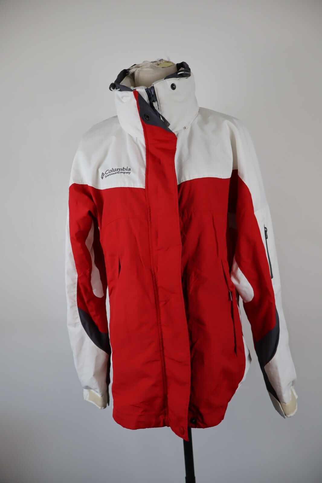 COLUMBIA GIUBBINO TECNICO GIACCA DONNA Tg M WOMAN CASUAL JACKET VINTAGE