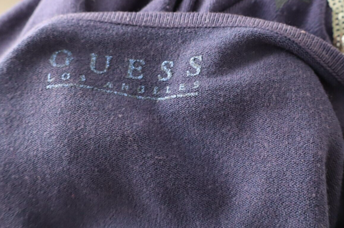 GUESS LOS ANGELES MAGLIA DONNA COTONE TG. M WOMAN T-SHIRT CASUAL VINTAGE COTTON