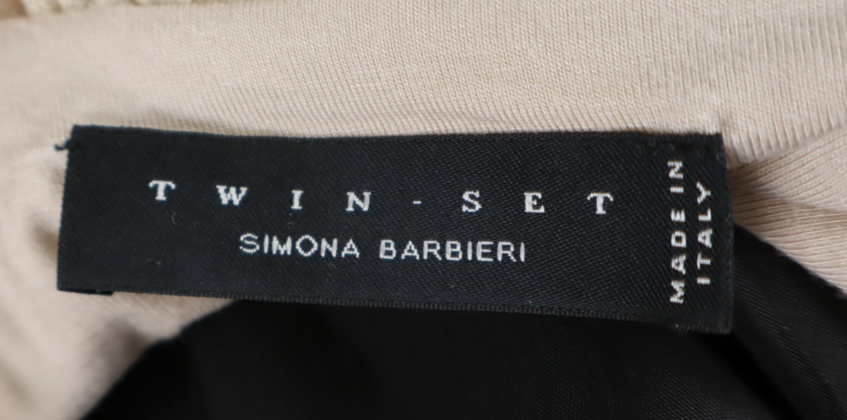 SIMONA BARBIERI TWINSET VESTITO DONNA TG M WOMAN CASUAL VINTAGE DRESS