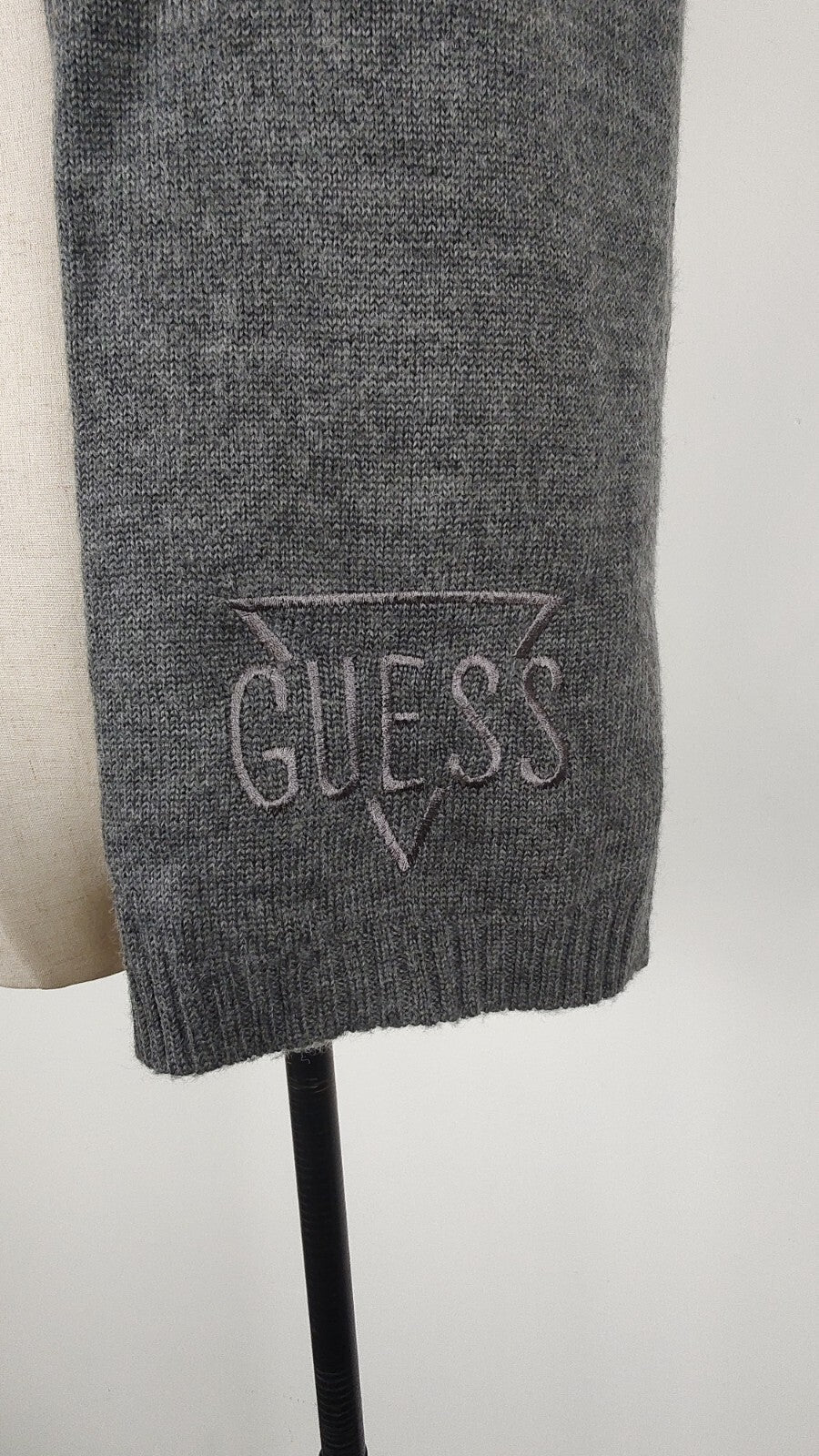 GUESS SCIARPA LANA UOMO DONNA WOMAN MAN VINTAGE CASUAL SCARF