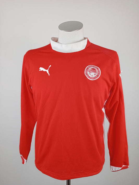 PUMA OLYMPIACOS MAGLIA CALCIO UOMO Tg 14 ANNI SOCCER JERSEY SPORT VINTAGE