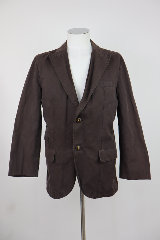HUGO BOSS GIACCA BLAZER COTONE UOMO TG 50 MAN JACKET VINTAGE CASUAL