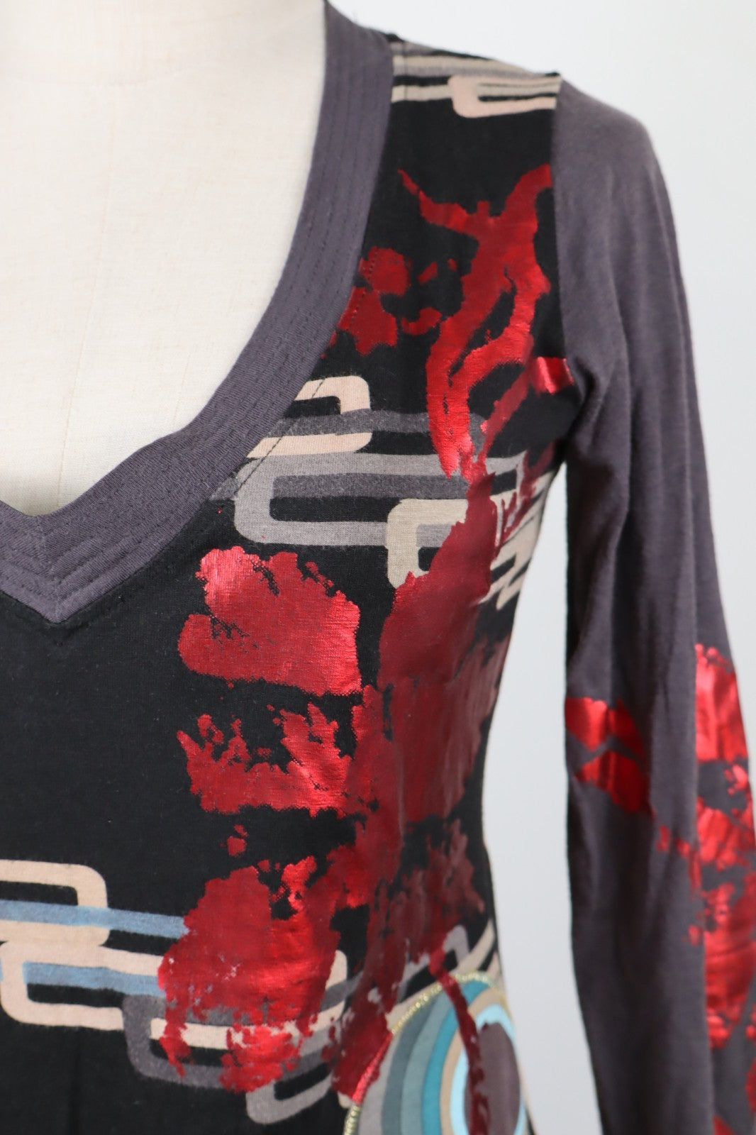 DESIGUAL VESTITO DONNA TG. 42 WOMAN CASUAL VINTAGE DRESS ABITO