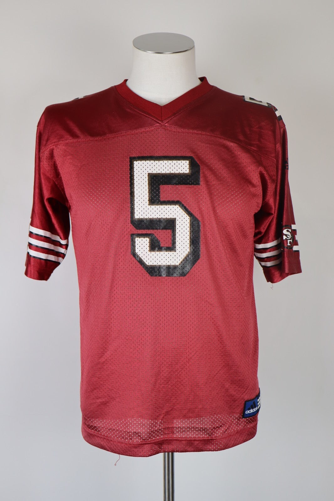 ADIDAS NFL SAN FRANCISCO GARCIA N 5 MAGLIA UOMO COTONE TG S MAN T-SHIRT VINTAGE